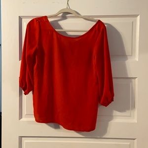 Size small Cheetah Print bow back top